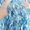 3-Pack Blue Foil Fringe Curtains 3.3x6.6ft Baby Shower & Under the Sea Party Decorations